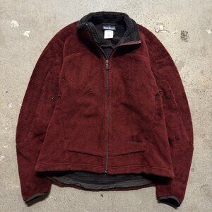 VTG Patagonia Women R2 Regulator Red Thermal Polartec Fleece Jacket Outdoor Sz M